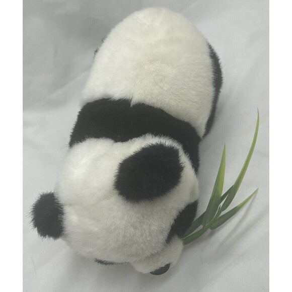RARE A&A Plush Inc Compton CA Panda Bear Bamboo Plush Stuffed Animal Toy 10" - Picture 3 of 13